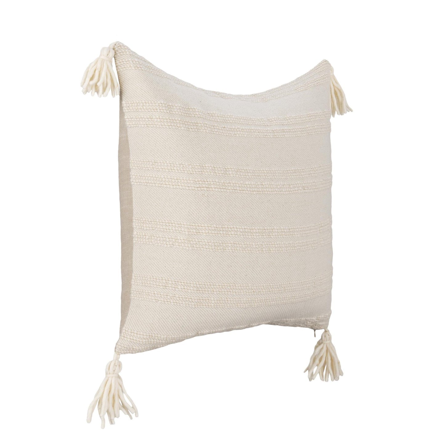 Natural/Ivory 100% Wool Pattern TQ York Multiple Sizes Collection