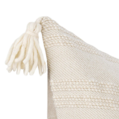 Natural/Ivory 100% Wool Pattern TQ York Multiple Sizes Collection