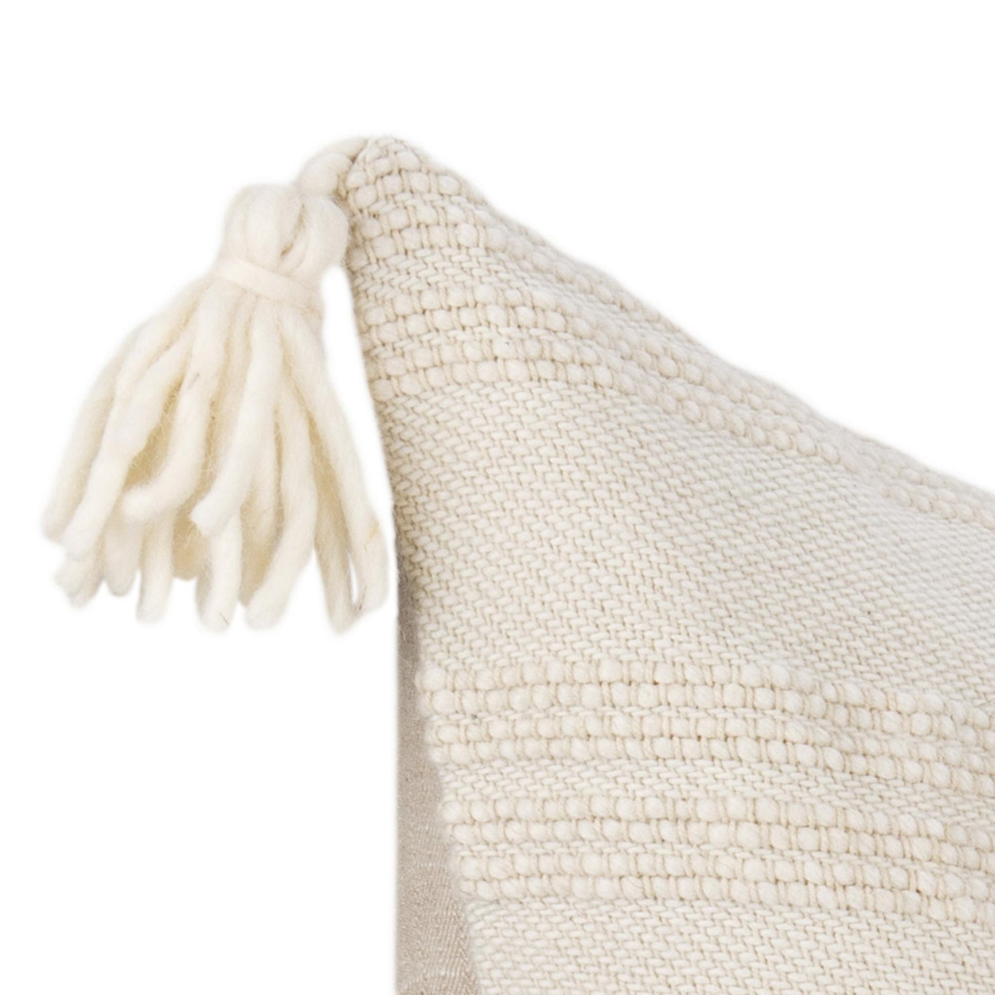 Natural/Ivory 100% Wool Pattern TQ York Multiple Sizes Collection
