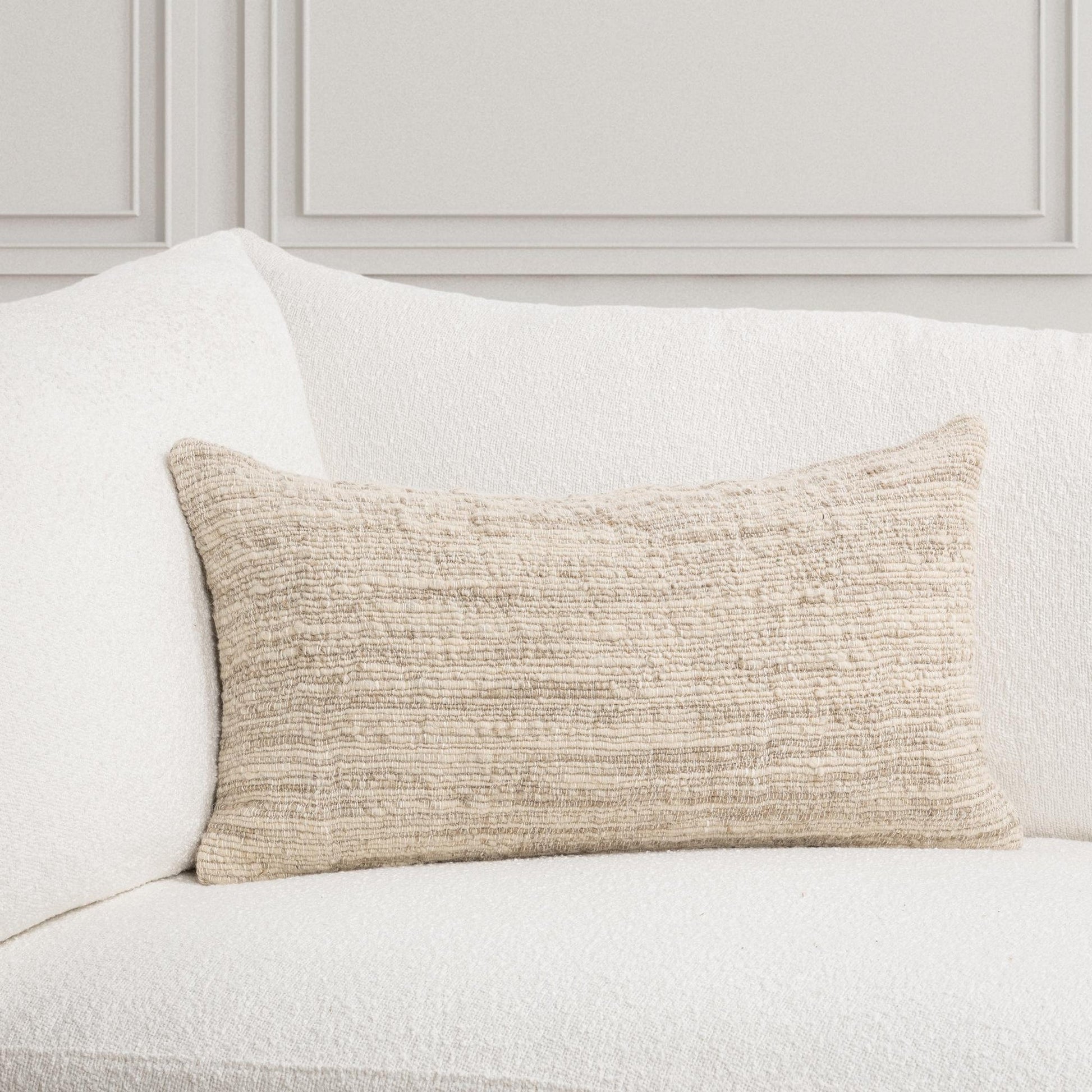 Natural 70% Linen Pattern TQ Wharf Multiple Sizes Collection