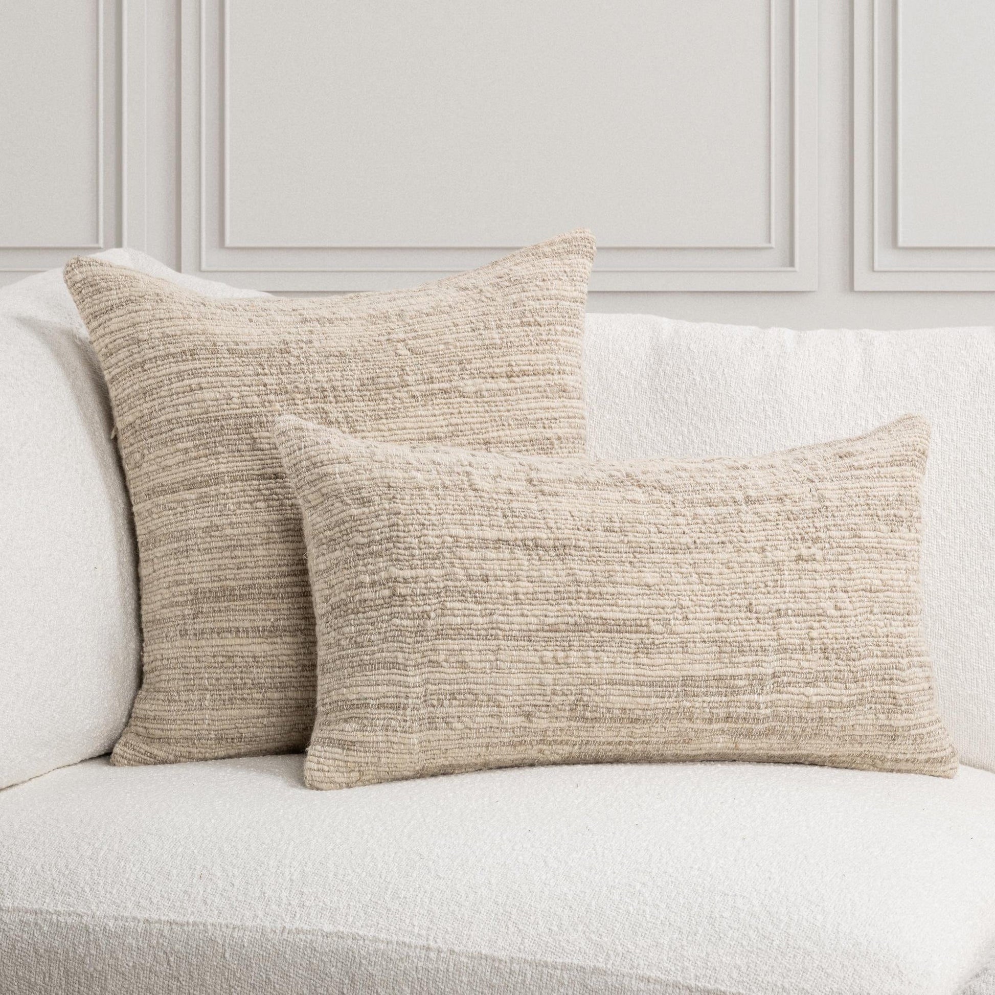 Natural 70% Linen Pattern TQ Wharf Multiple Sizes Collection