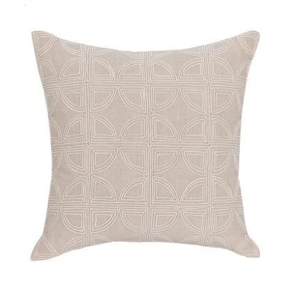 Natural 100% Belgian Linen Pattern VC Elea 22x22 Collection