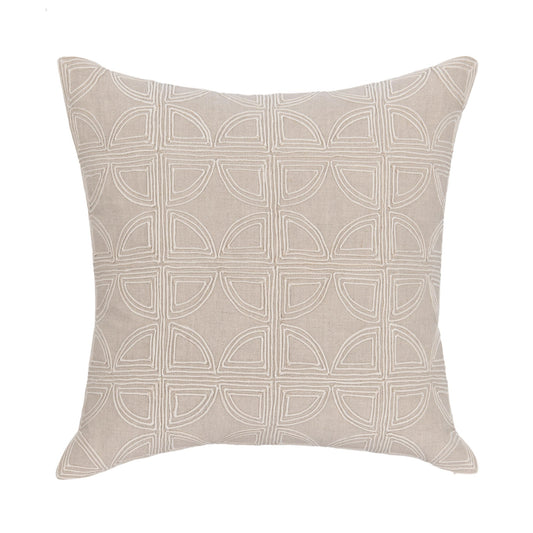 Natural 100% Belgian Linen Pattern VC Elea 22x22 Collection