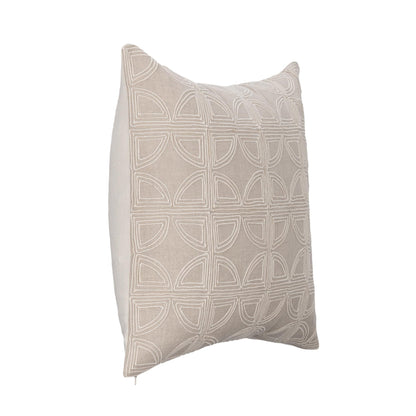 Natural 100% Belgian Linen Pattern VC Elea 22x22 Collection