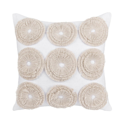 Ivory 100% Cotton Pattern Halston 22x22 Collection