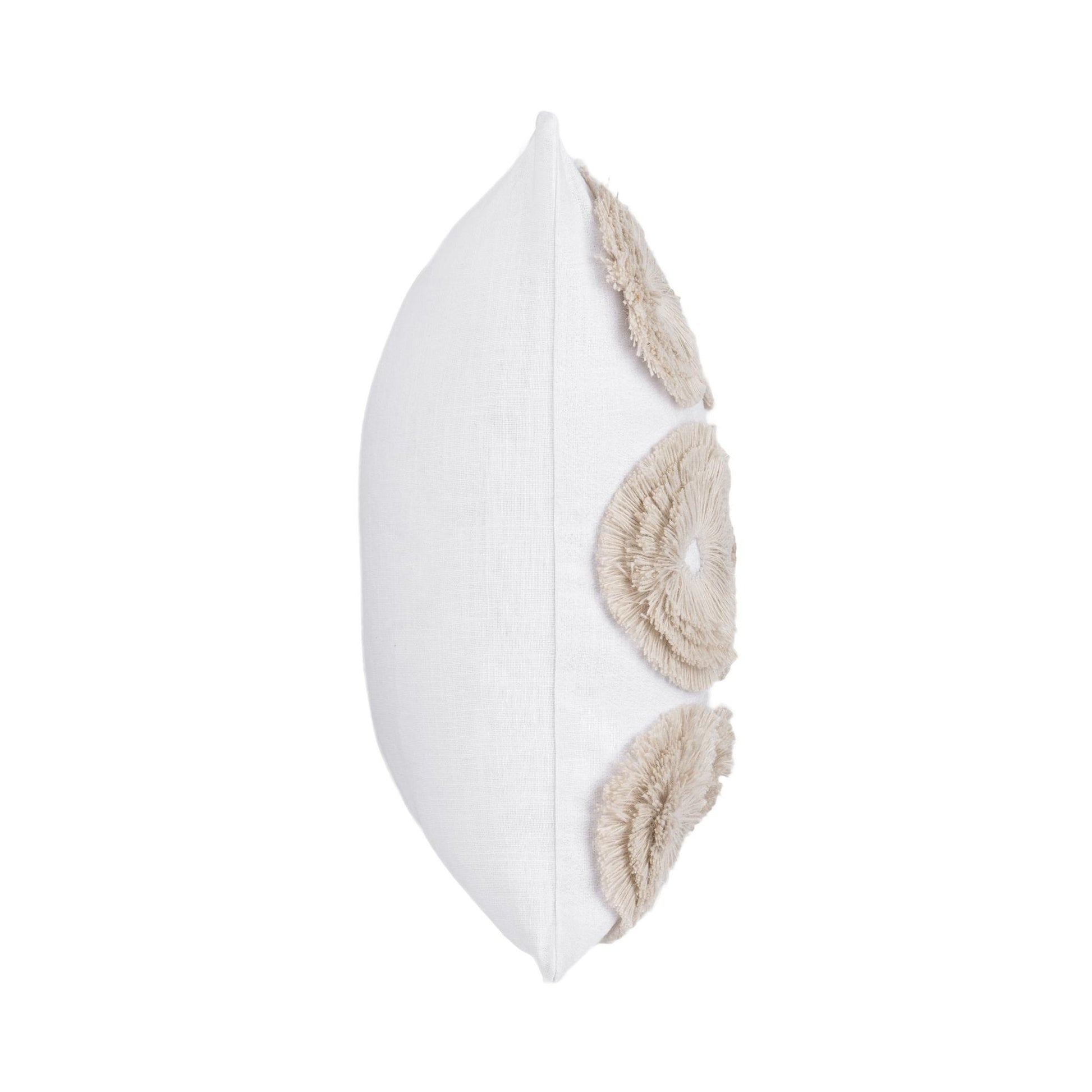 Ivory 100% Cotton Pattern Halston 22x22 Collection