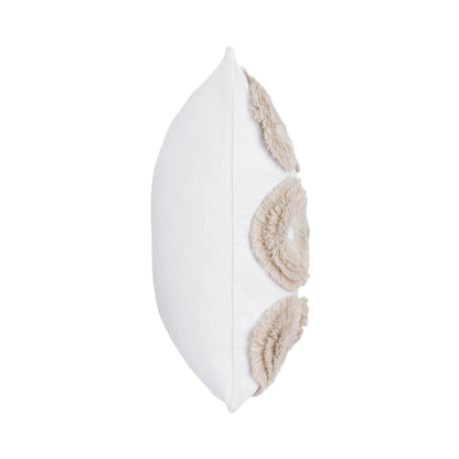 Ivory 100% Cotton Pattern Halston 22x22 Collection