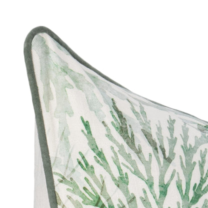 Green 100% Cotton Pattern TQ Lessonia 22x22 Collection