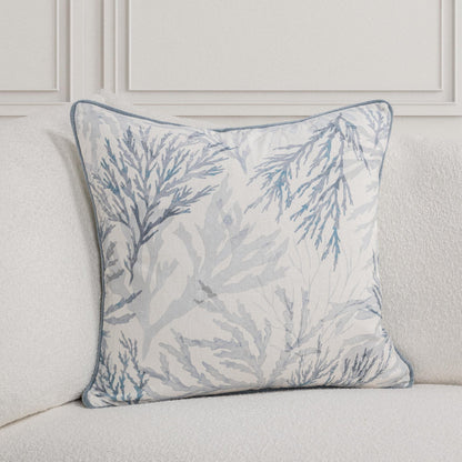 Blue 100% Cotton Pattern TQ Lessonia 22x22 Collection