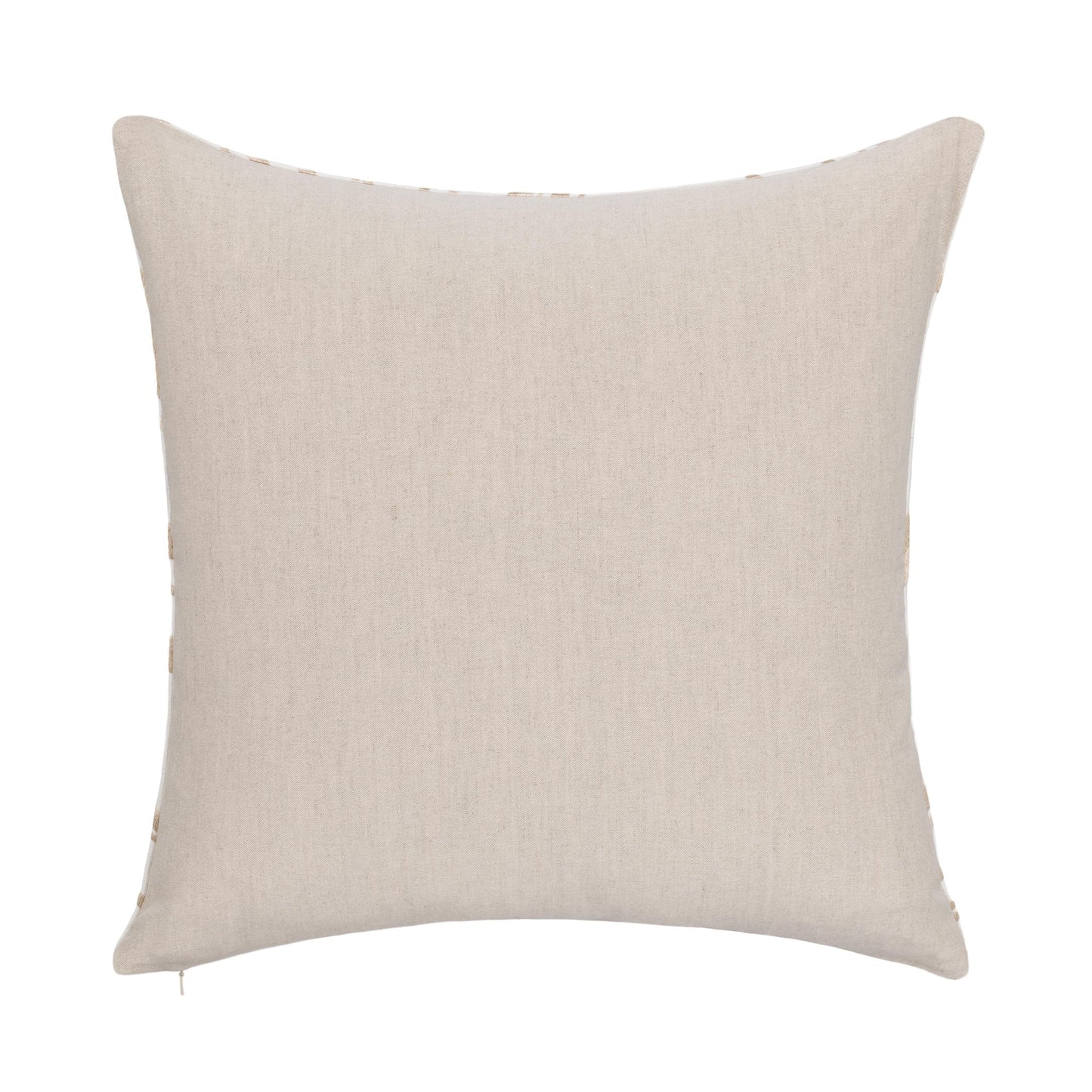 Ivory/Natural 100% Cotton/ 50% Cotton Pattern TQ Drift 22x22 Collection