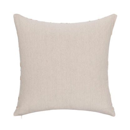 Ivory/Natural 100% Cotton/ 50% Cotton Pattern TQ Drift 22x22 Collection