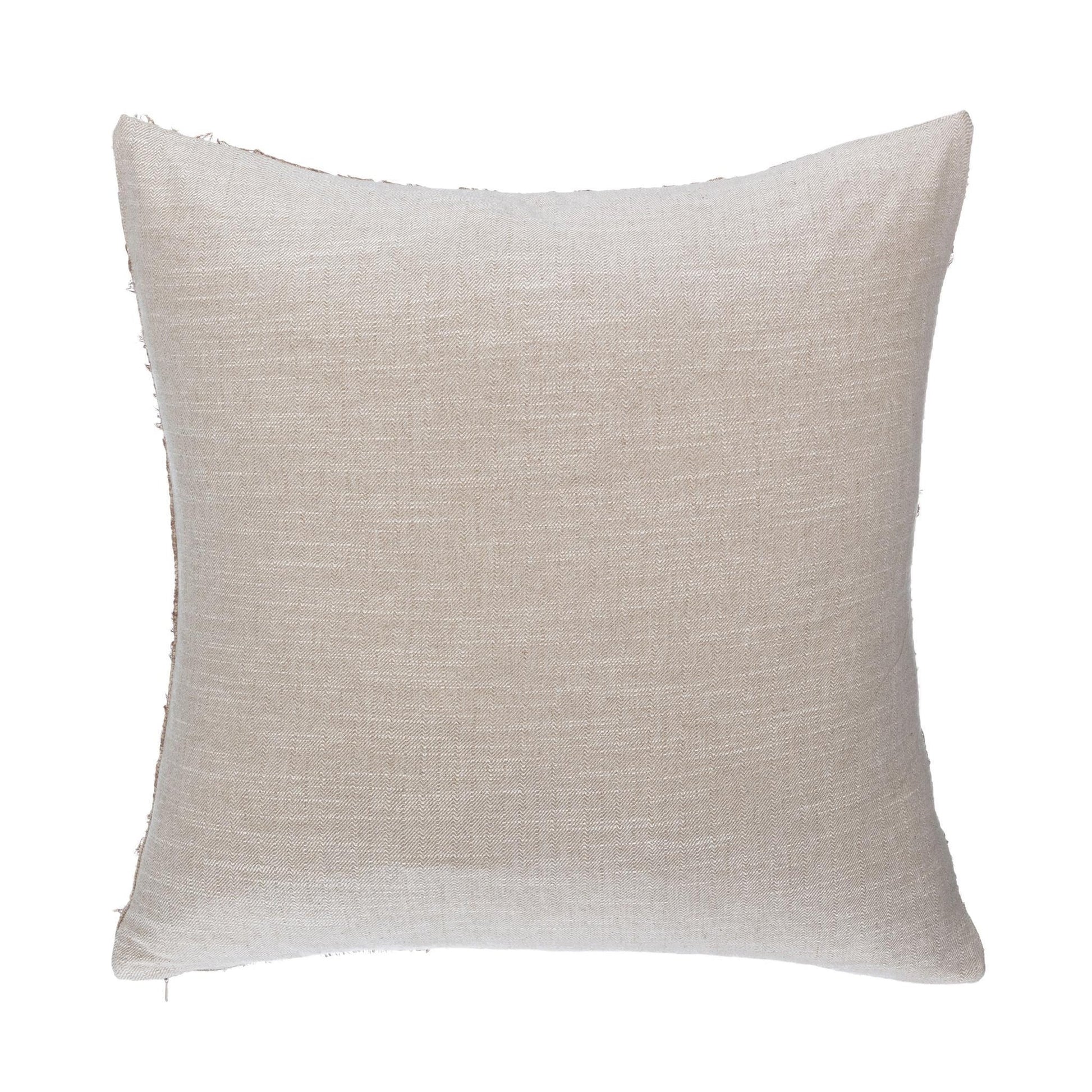 Sepia Brown/Natural 40% Cotton/60% Linen Pattern VC Mateo 22x22 Collection