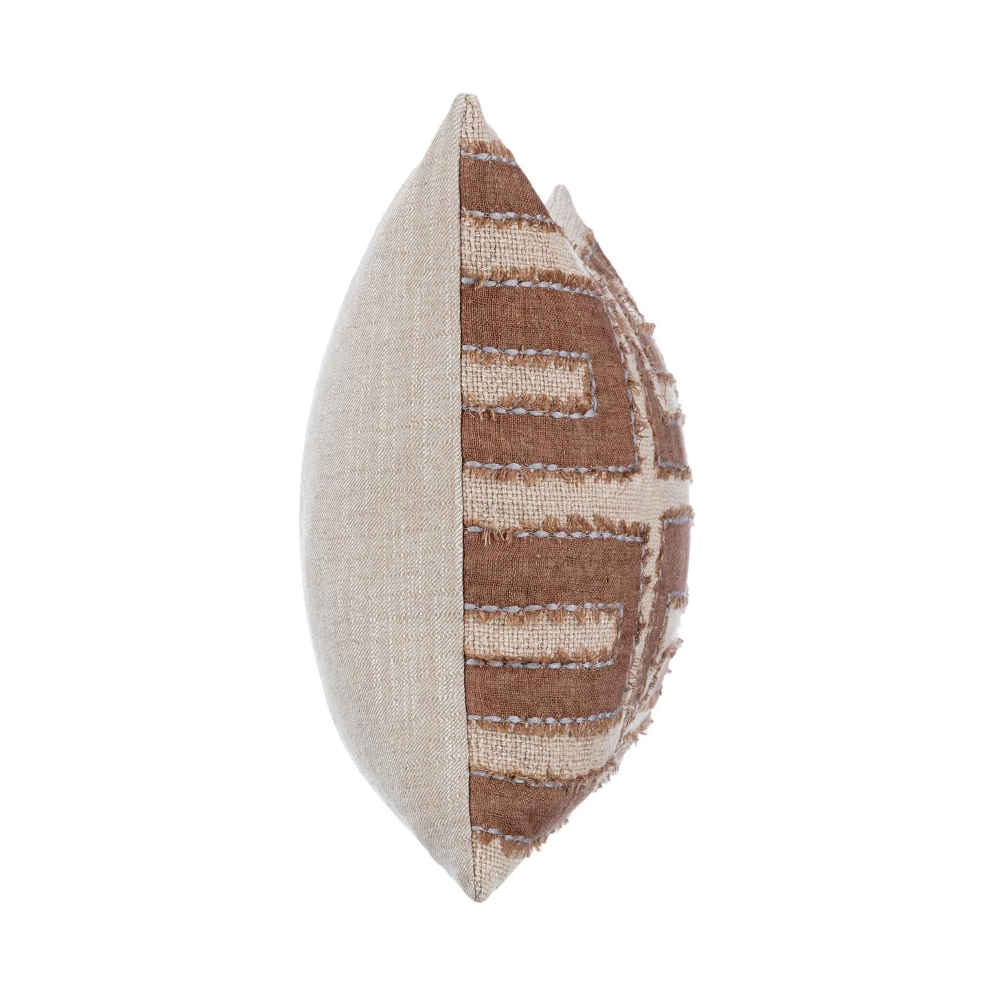 Sepia Brown/Natural 40% Cotton/60% Linen Pattern VC Mateo 14x20 Collection