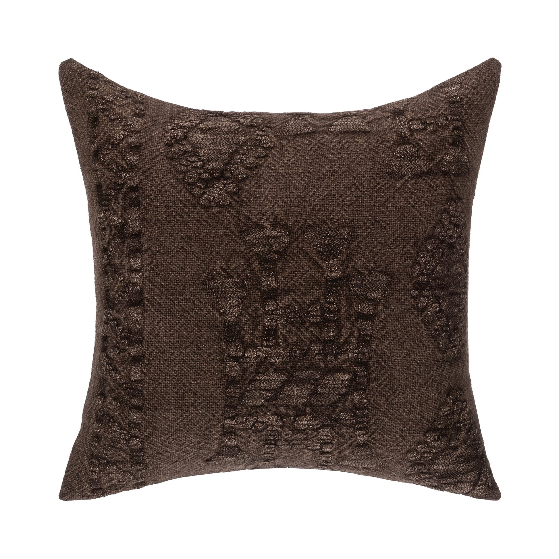 Sierra Brown 40% Cotton/60% Linen Pattern LN Abbey 22x22 Collection