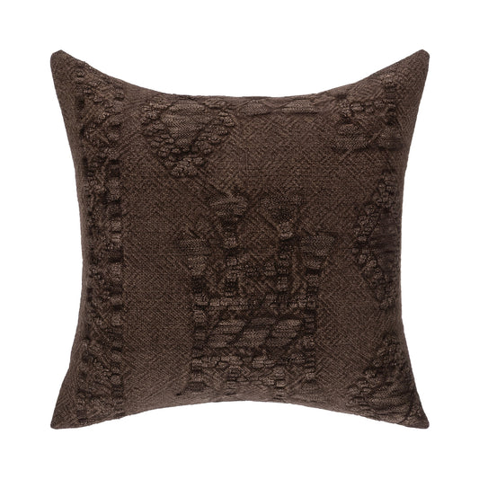 Sierra Brown 40% Cotton/60% Linen Pattern LN Abbey 22x22 Collection
