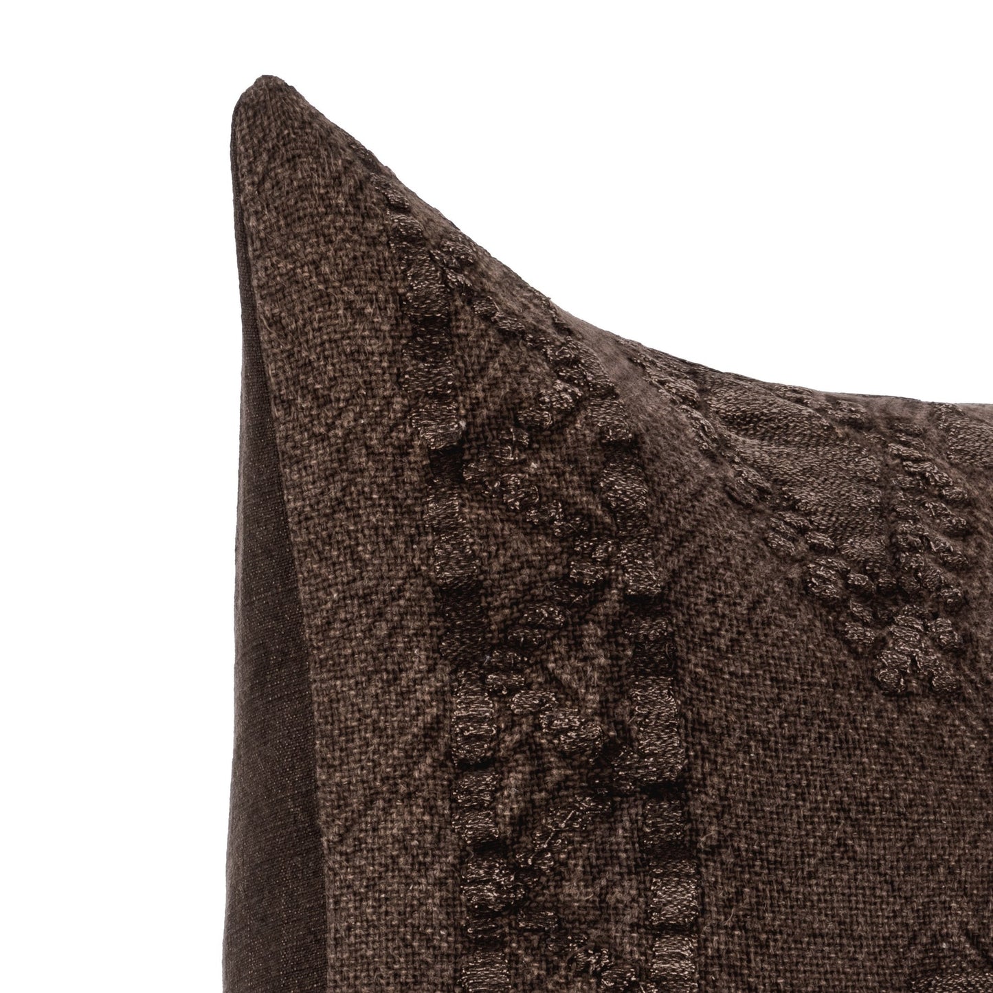 Sierra Brown 40% Cotton/60% Linen Pattern LN Abbey 22x22 Collection