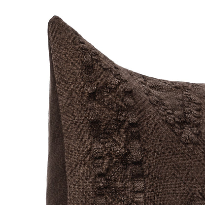 Sierra Brown 40% Cotton/60% Linen Pattern LN Abbey 22x22 Collection