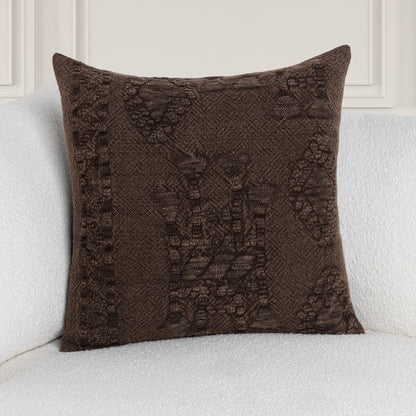 Sierra Brown 40% Cotton/60% Linen Pattern LN Abbey 22x22 Collection
