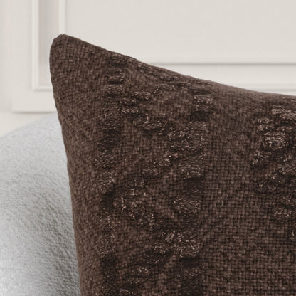 Sierra Brown 40% Cotton/60% Linen Pattern LN Abbey 22x22 Collection