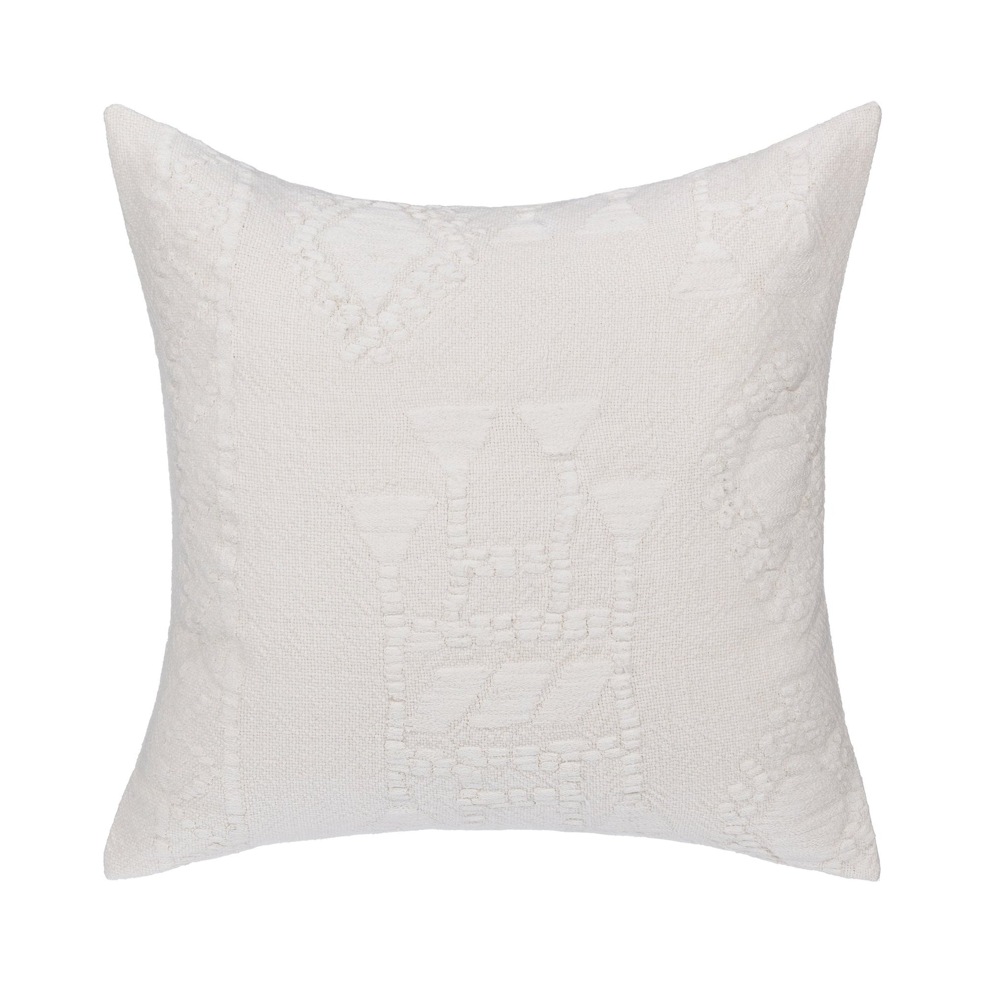 Ivory 40% Cotton/60% Linen Pattern LN Abbey 22x22 Collection