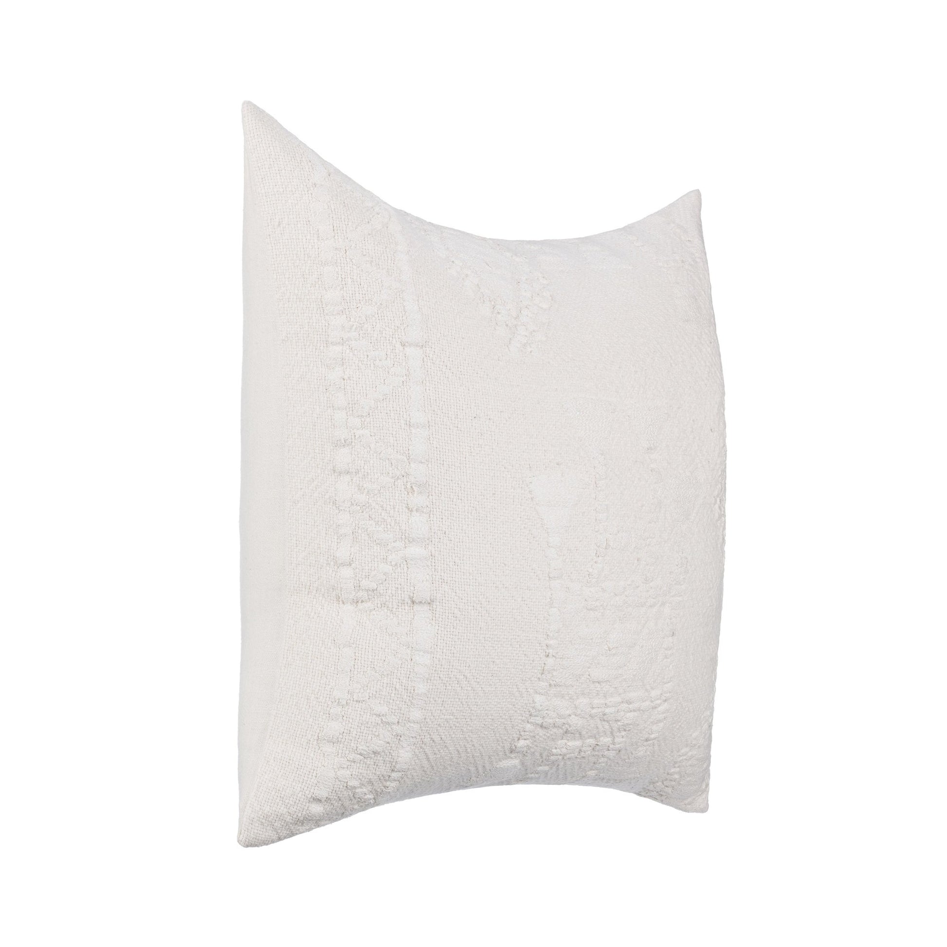 Ivory 40% Cotton/60% Linen Pattern LN Abbey 22x22 Collection