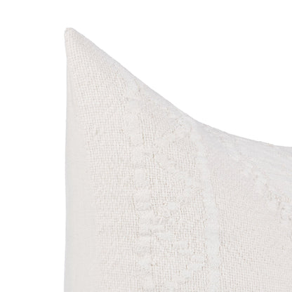 Ivory 40% Cotton/60% Linen Pattern LN Abbey 22x22 Collection
