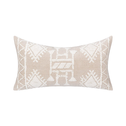 Mocha Cream/Ivory 40% Cotton/60% Linen Pattern LN Abbey 14x26 Collection