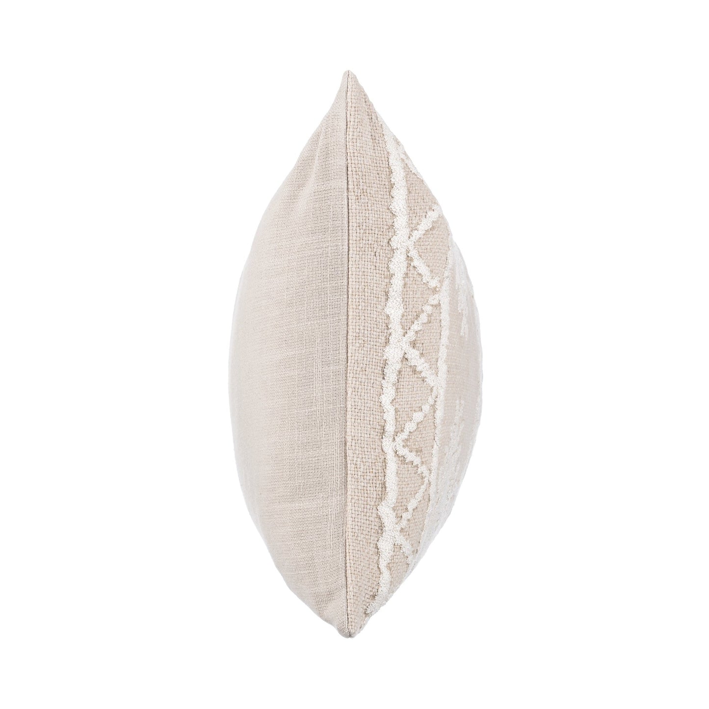 Mocha Cream/Ivory 40% Cotton/60% Linen Pattern LN Abbey 14x26 Collection