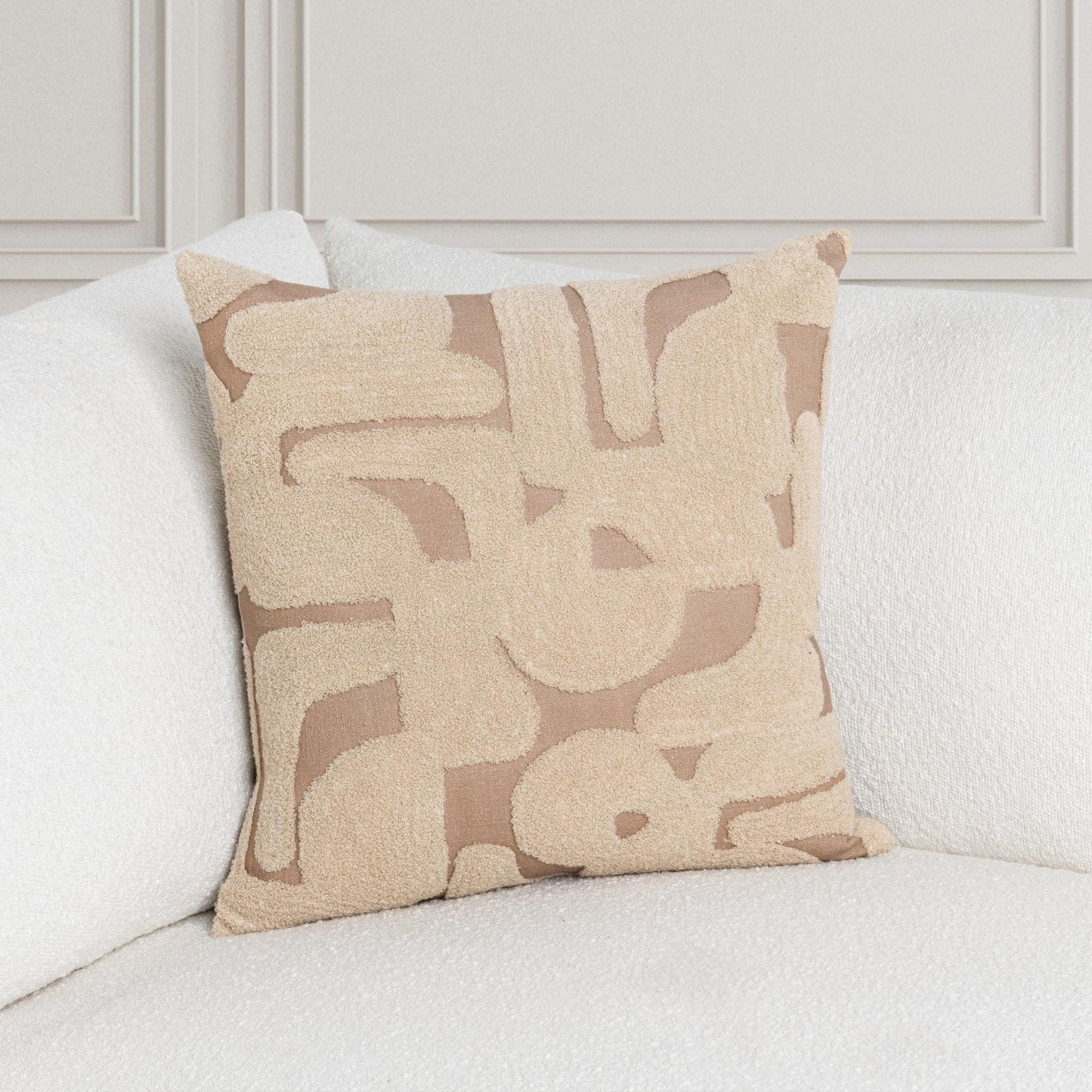 Caramel 100% Cotton Pattern LN Austen 20x20 Collection