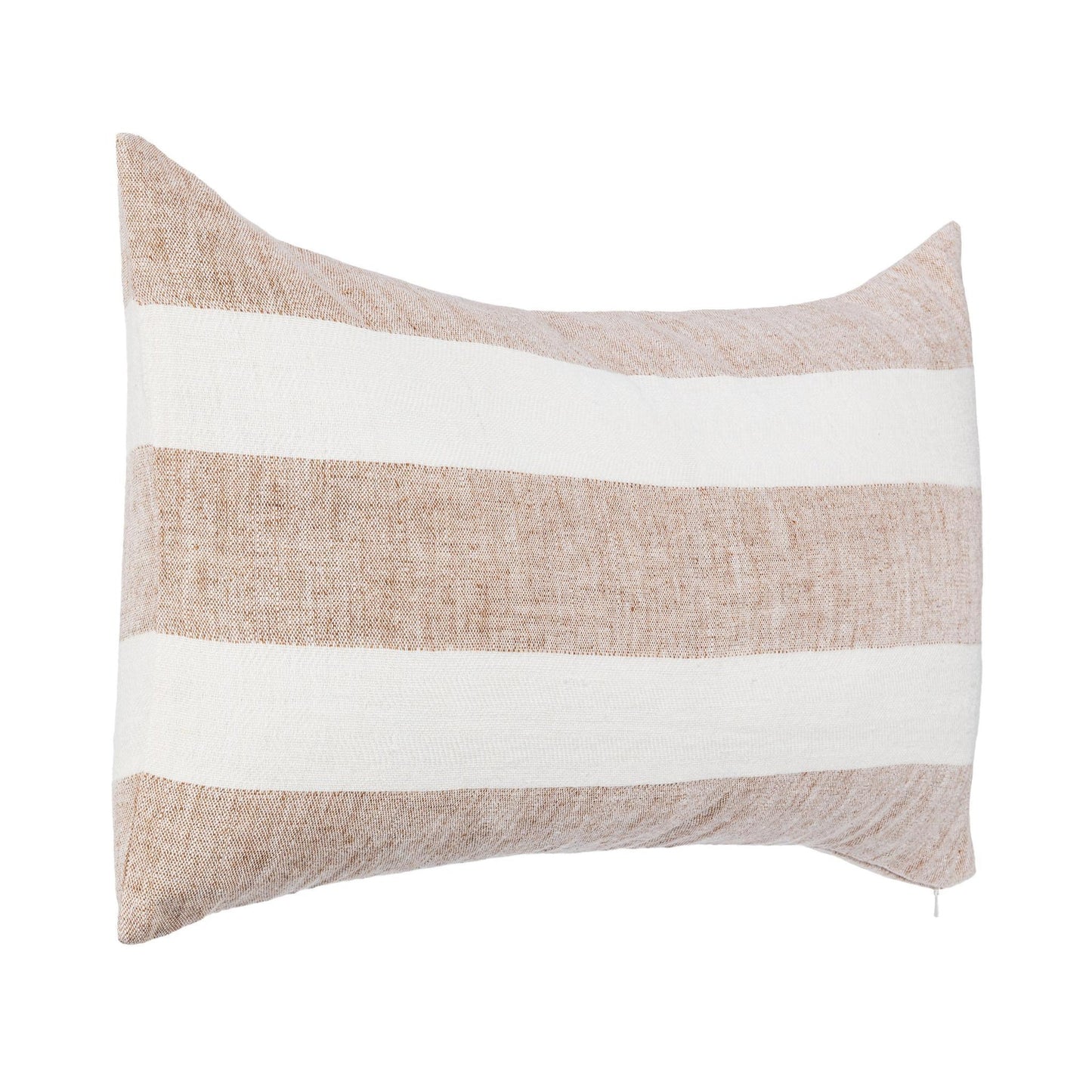 Natural/Ivory 100% Belgian Flax Linen Pattern LN Eleanor 14x26 Collection