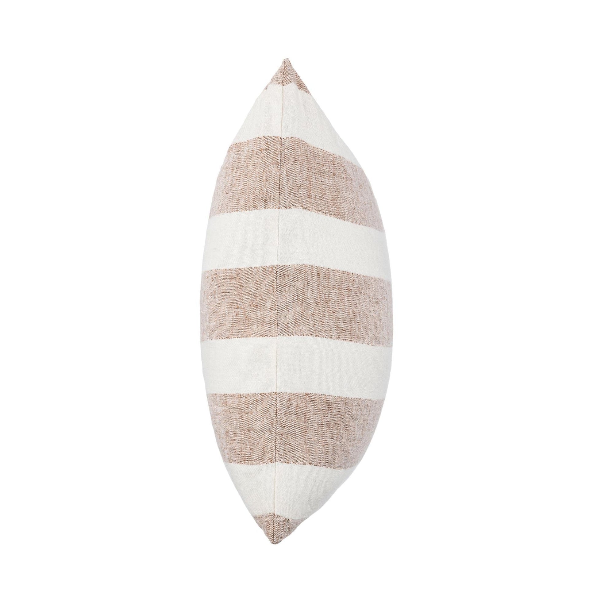 Natural/Ivory 100% Belgian Flax Linen Pattern LN Eleanor 22x22 Collection