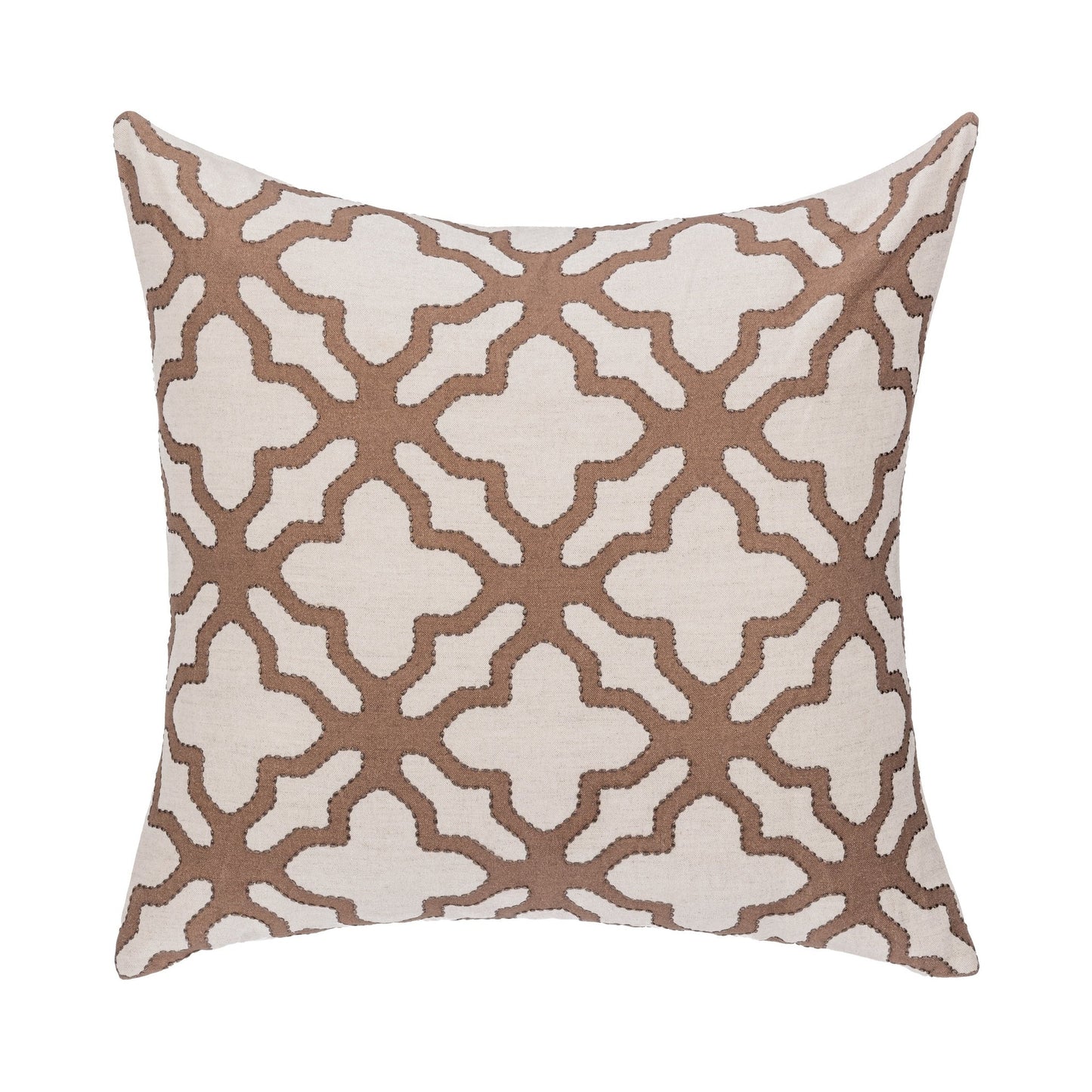 Frothed Brown 50% Cotton Pattern LN Mullan 22x22 Collection