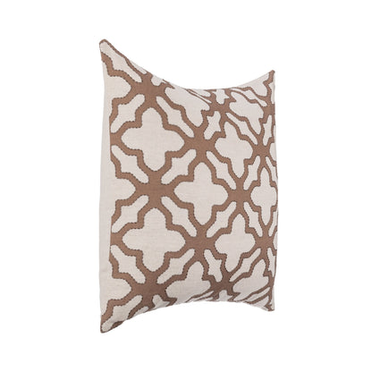 Frothed Brown 50% Cotton Pattern LN Mullan 22x22 Collection