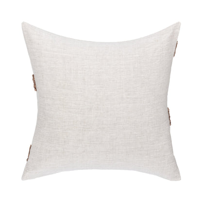 Frothed Brown 100% Linen Pattern LN Essay 22x22 Collection
