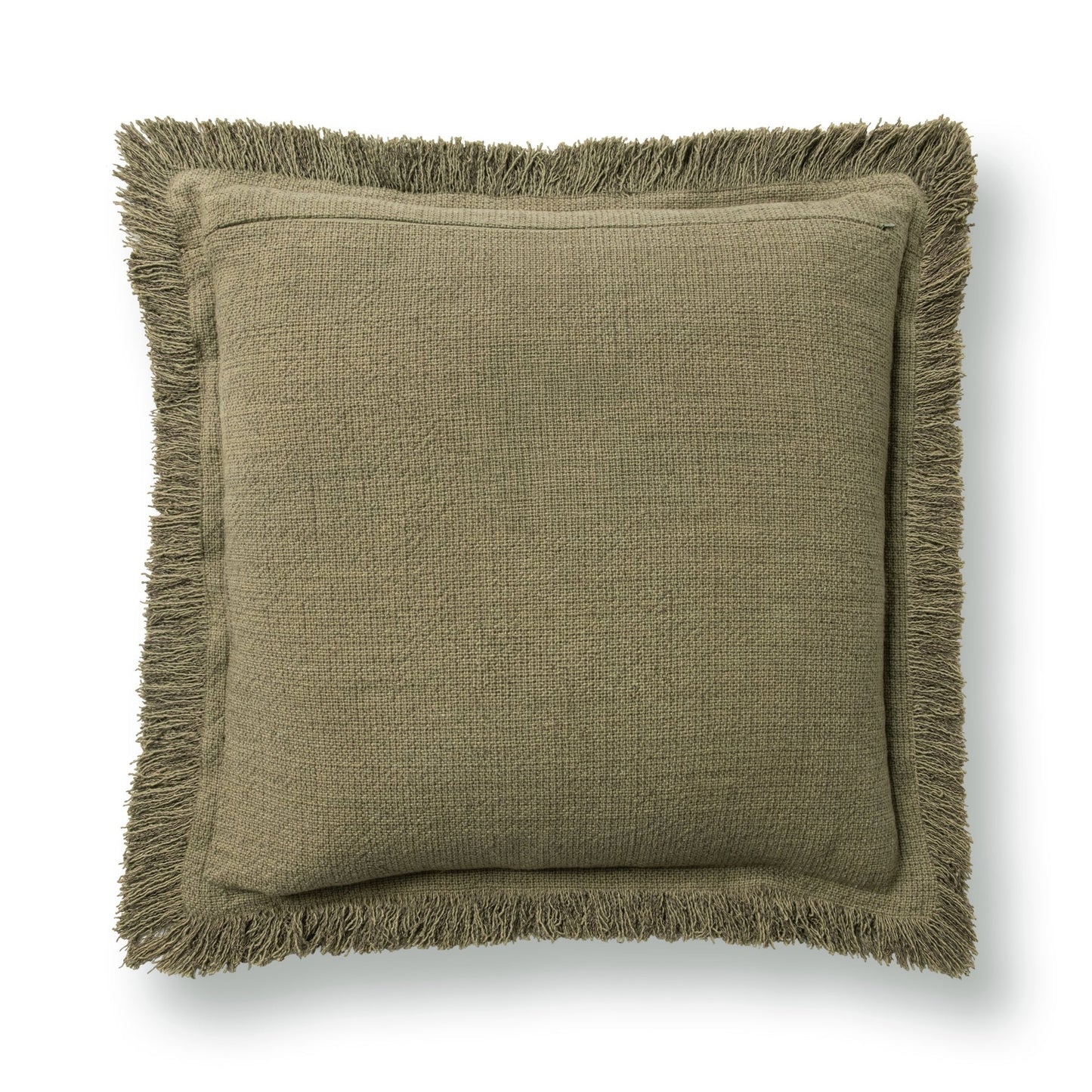 Olive Green 60% Cotton Solid SLD Lauren 22x22 Collection