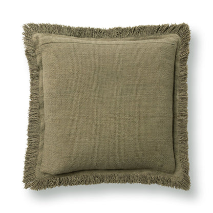Olive Green 60% Cotton Solid SLD Lauren 22x22 Collection