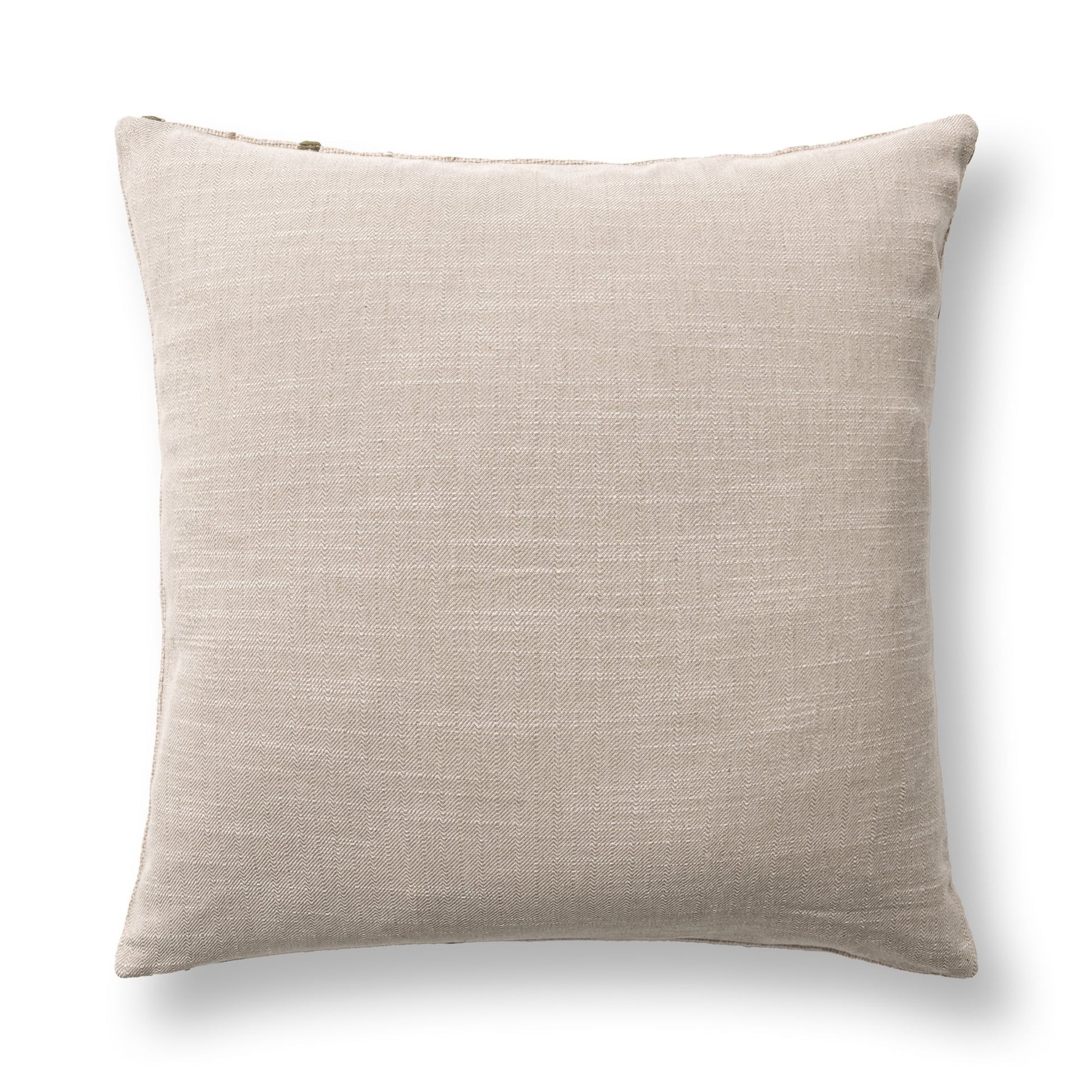 Natural/Olive Green 50% Cotton Pattern TD Katia 20x20 Collection