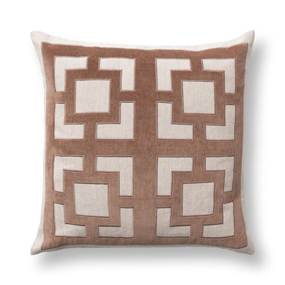 Frothed Brown 50% Cotton Pattern TD Corbin 22x22 Collection