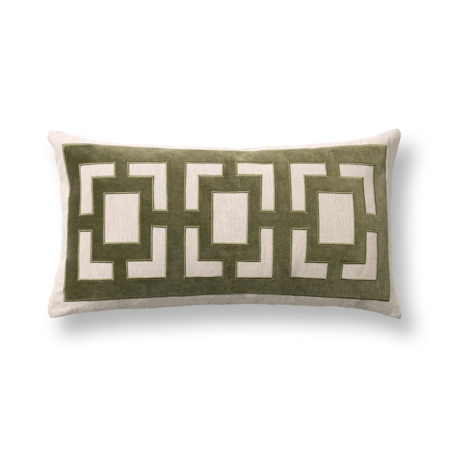 Olive Green 50% Cotton Pattern TD Corbin 14x26 Collection