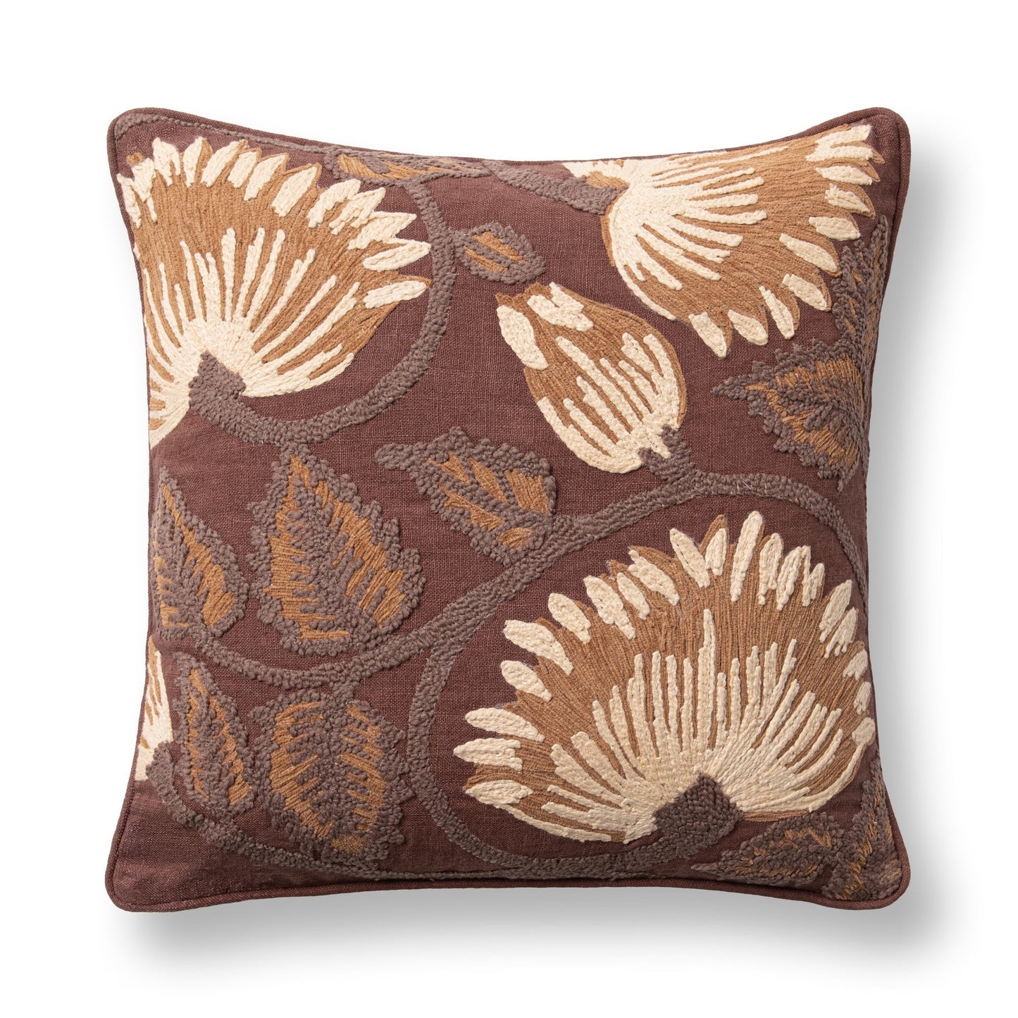 Mahogany 100% Linen Pattern TD Folly Multi 22x22 Collection