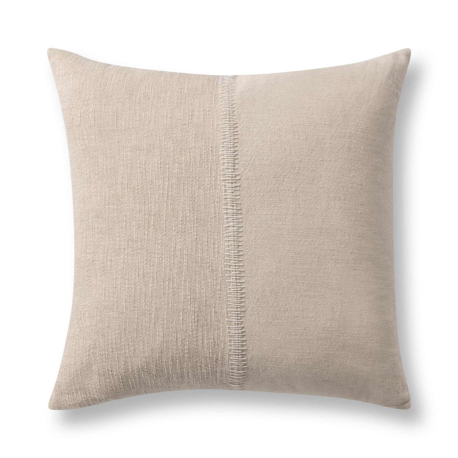 Natural/Ivory 50% Cotton Solid SR Nisha 22x22 Collection