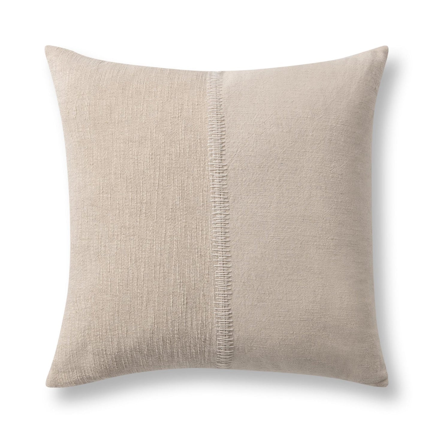Natural/Ivory 50% Cotton Solid SR Nisha 22x22 Collection