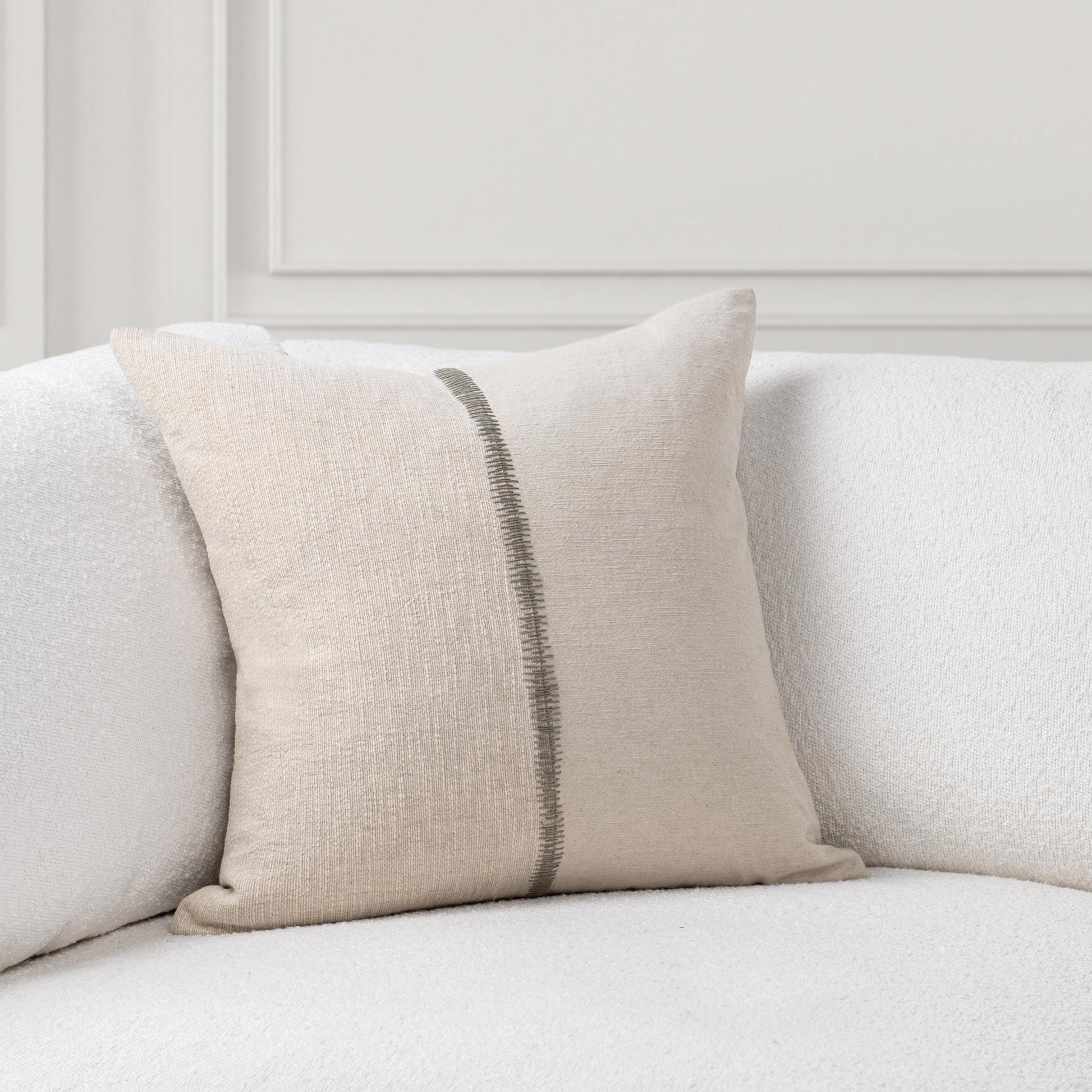 Natural/Dry Sage 50% Cotton Solid SR Nisha 22x22 Collection