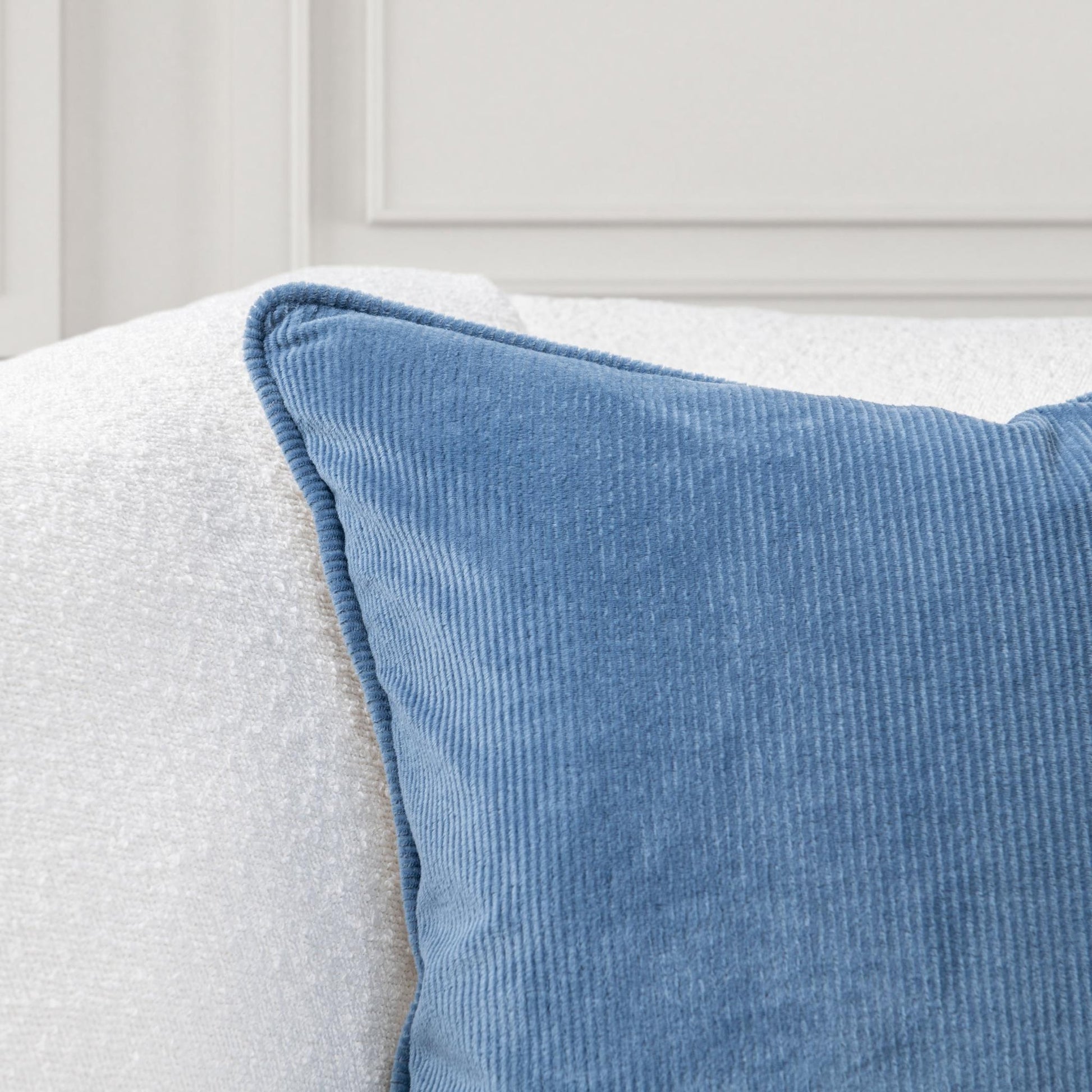 Sea Blue 100% Polyester Solid SR Memoir 22x22 Collection