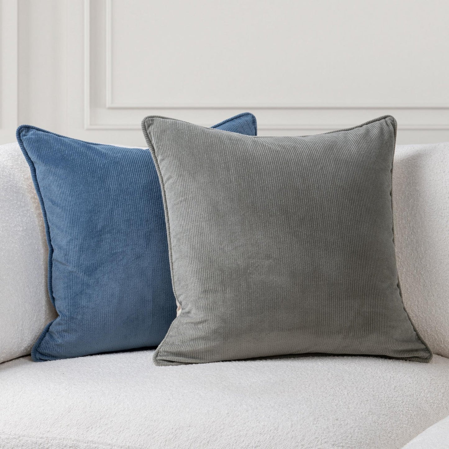 Sea Blue 100% Polyester Solid SR Memoir 22x22 Collection