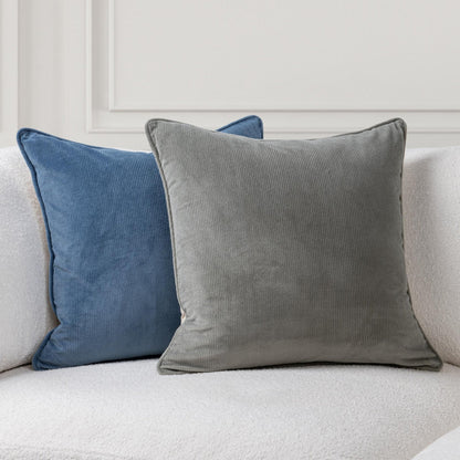 Sea Blue 100% Polyester Solid SR Memoir 22x22 Collection
