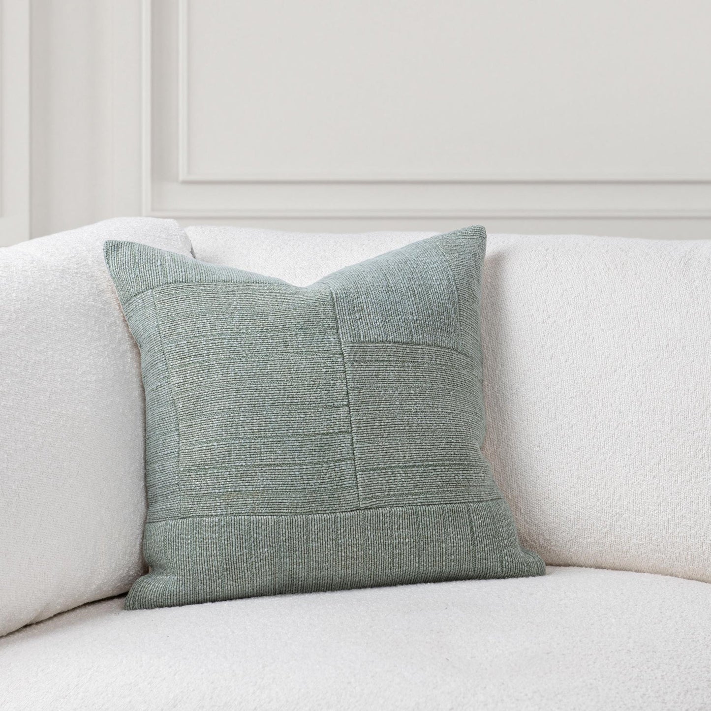 Dry Sage 100% Linen Solid SR Moksha 20x20 Collection