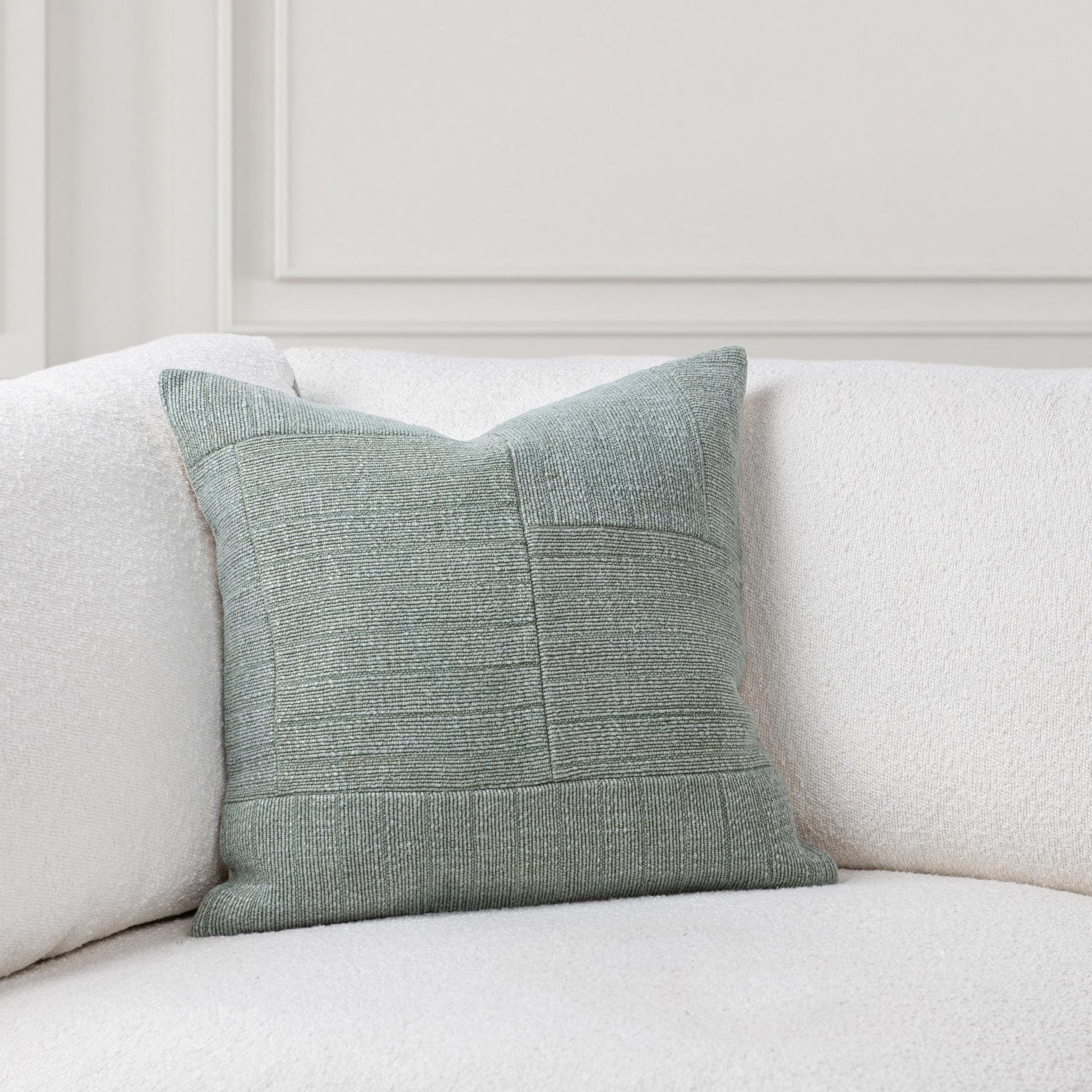Dry Sage 100% Linen Solid SR Moksha 20x20 Collection
