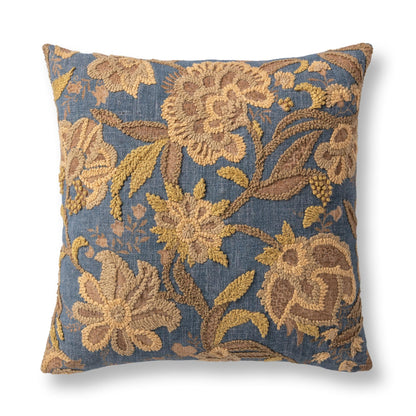 Blue Sea 38% Linen Pattern SR Anika 22x22 Collection