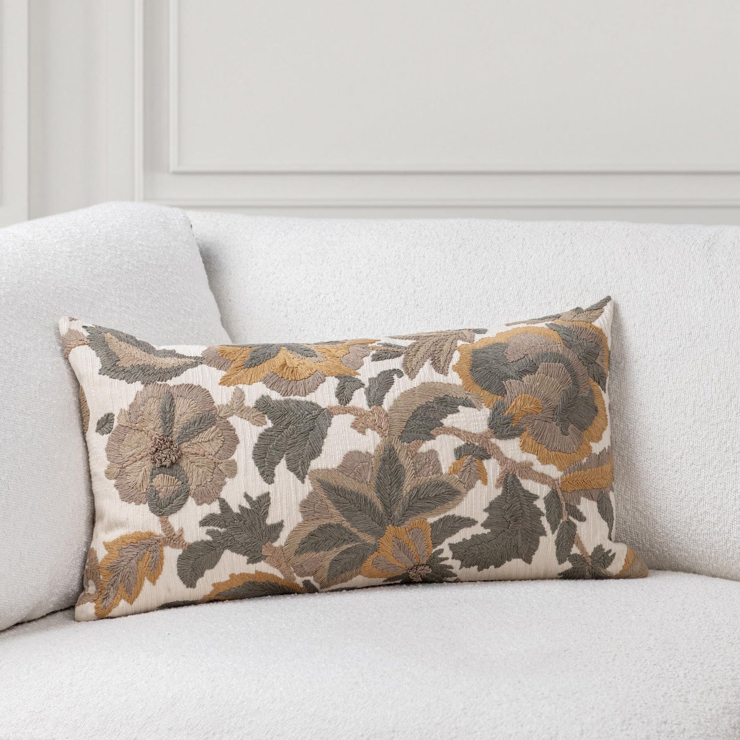 Dry Sage Multi 100% Cotton Pattern SR Jana 14x26 Collection